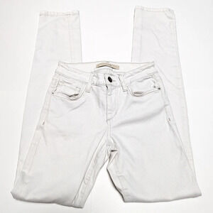 Joe's Jeans Curvy Straight White Pennie Jeans Size 24